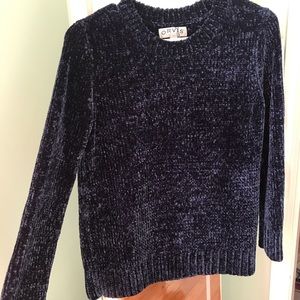 Navy blue Orvis sweater